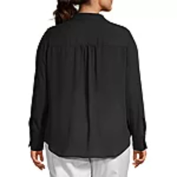 Liz Claiborne Womens Long Sleeve Blouse Large - Picture 2 of 4